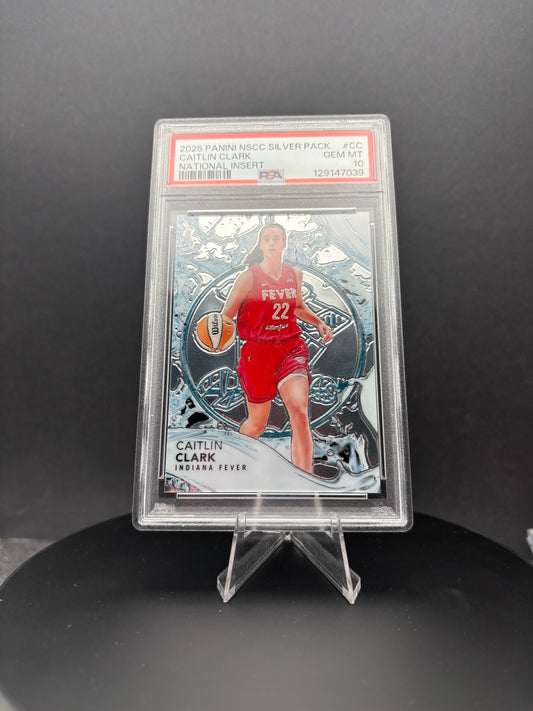 2025 NSCC Silver Pack Caitlin Clark National Insert PSA 10