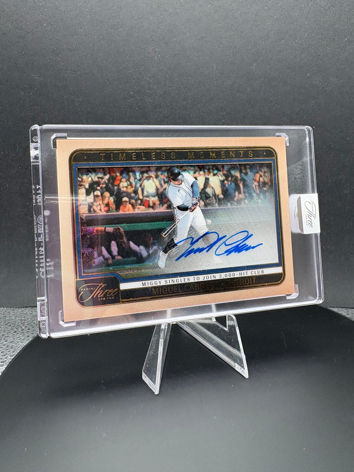 2025 Three and Two Miguel Cabrera AUTO /32 Timeless Moments