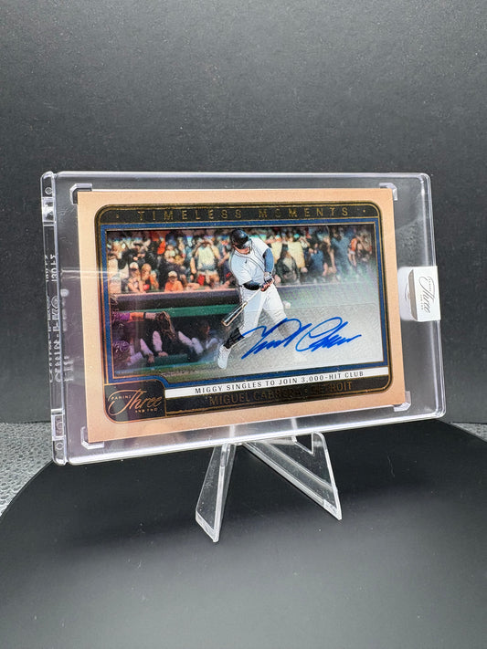 2025 Three and Two Miguel Cabrera AUTO /32 Timeless Moments