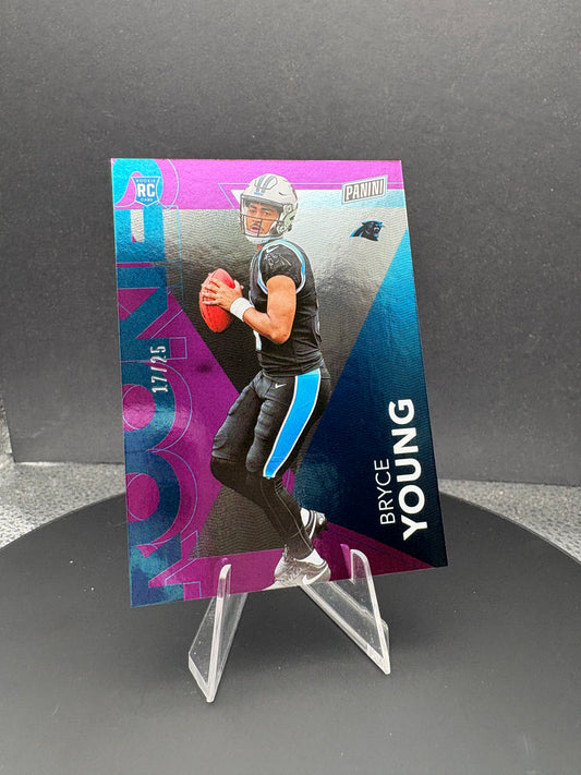 2023 Panini The National Bryce Young RC Purple /25 Panthers