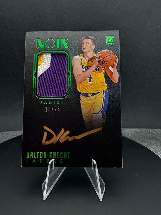 2024-25 NOIR Dalton Knecht /25 RC auto patch