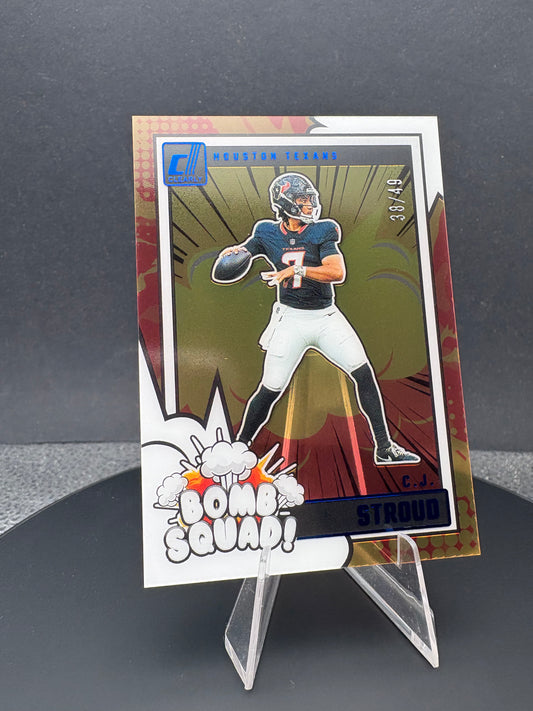 2024 Clearly Donruss C.J. Stroud /49 Bomb Squad