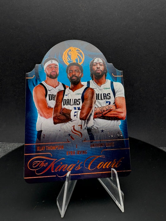 2024-25 Silhouette The Court Kings Thompson/Irving/Davis #7 /49