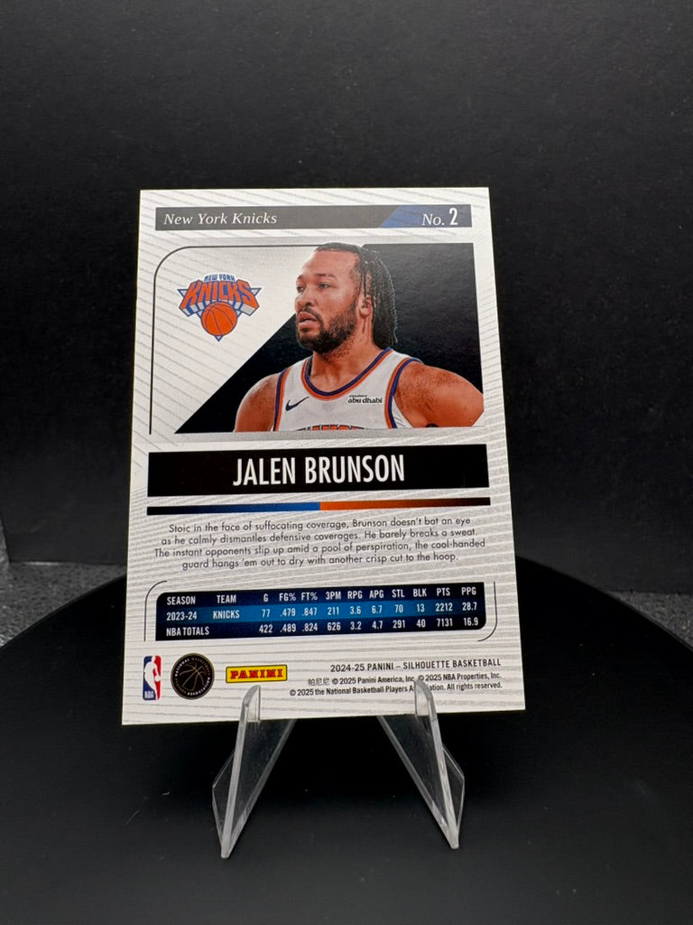 2024-25 Silhouette Jalen Brunson /10
