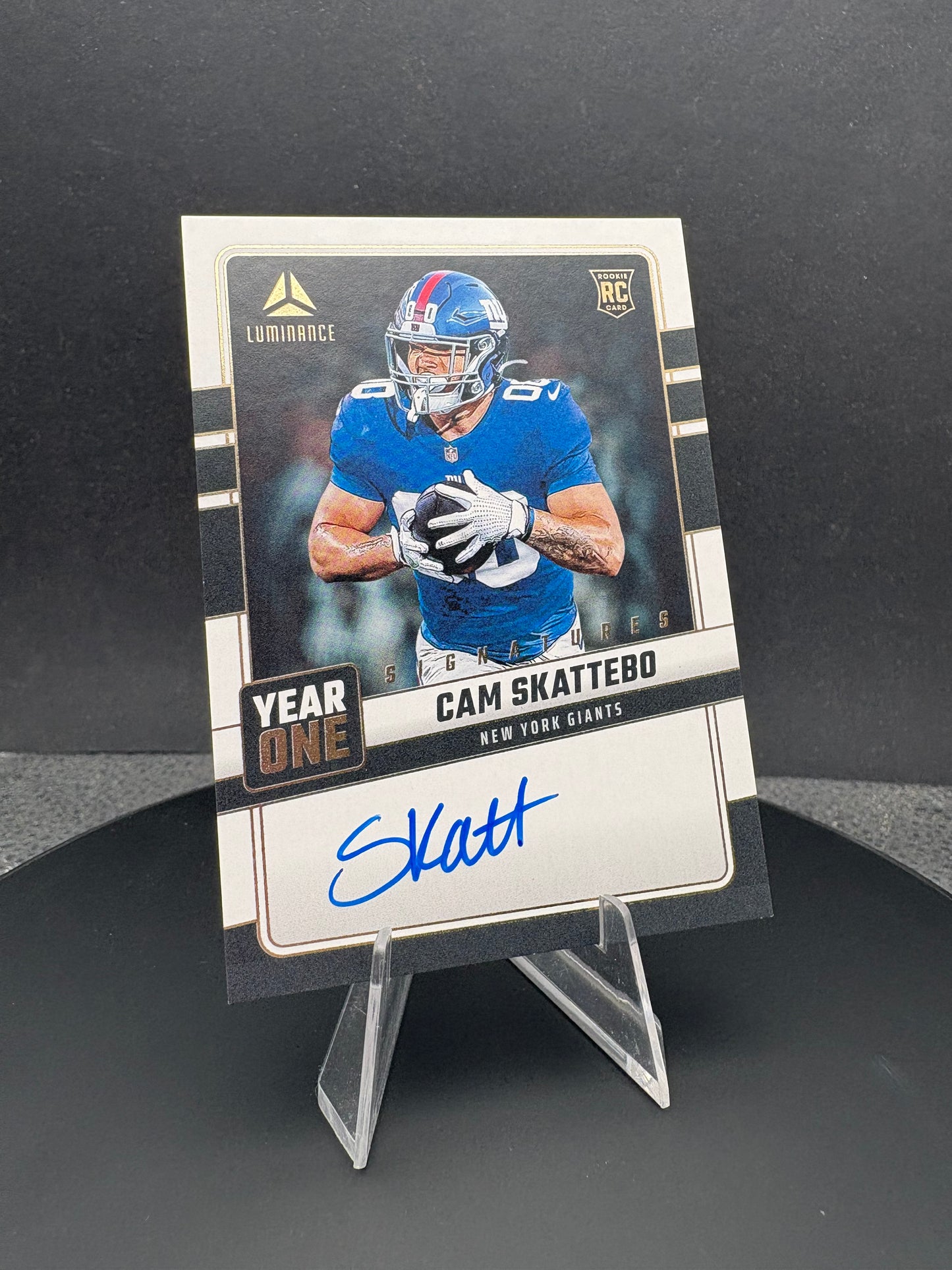 2025 Luminance Cam Skattebo AUTO Rookie Year One gold