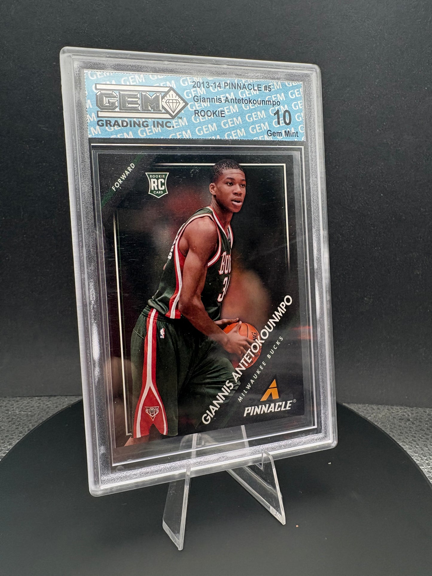 2013-14 Pinnacle GEM 10 Giannis Antetokounmpo RC