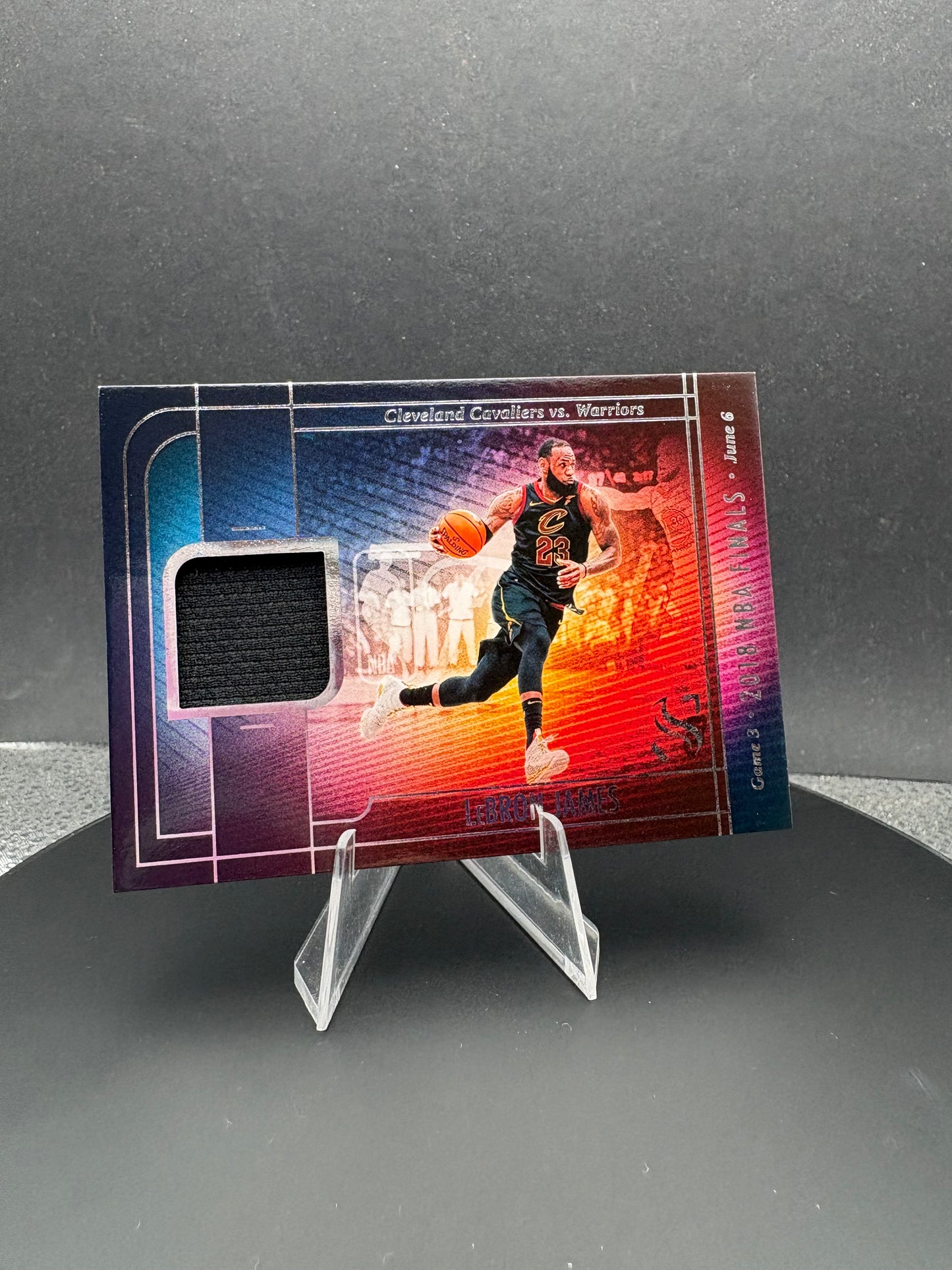 2024-25 Silhouette LeBron James patch NBA Finals