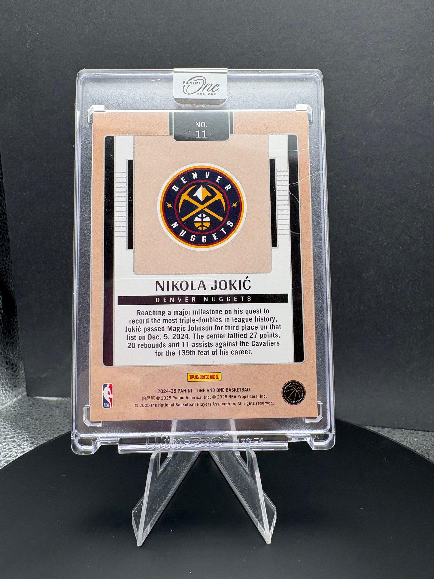 2024-25 One and One Nikola Jokic /14 Milestones #11
