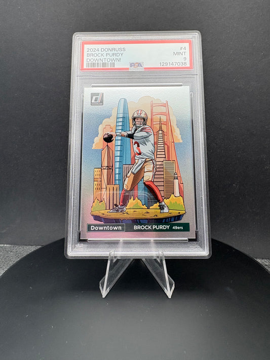 2024 Donruss Brock Purdy Downtown PSA 9
