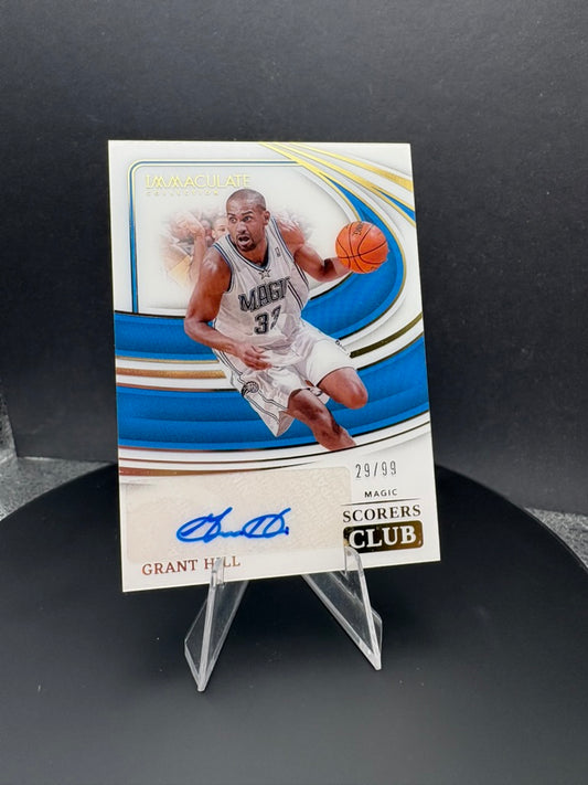 2023 Immaculate Collection Grant Hill Scorers Club AUTO /99