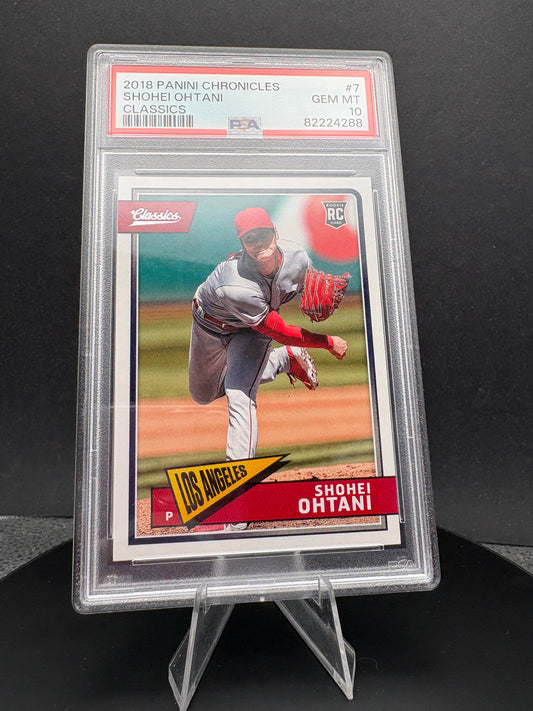2018 Chronicles Shohei Ohtani PSA 10 RC Classics