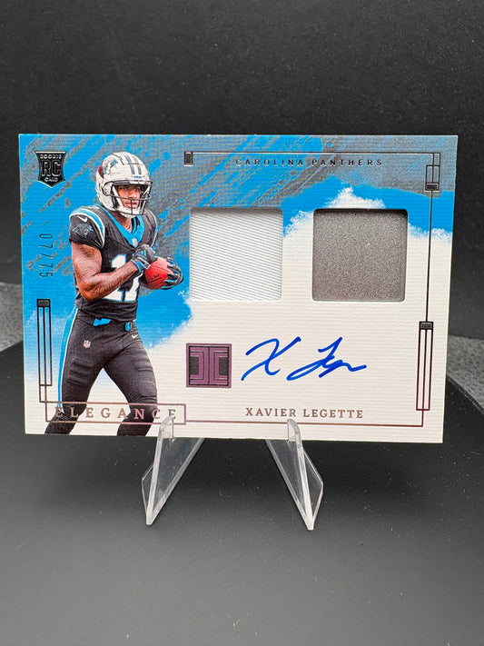 2024 Impeccable Xavier Legette DUAL PATCH, AUTO  /75 RC