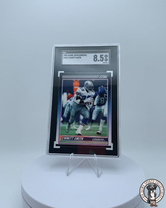 Emmitt Smith 1990 Score Supplemental RC #101T – SGC 8.5 – Dallas Cowboys