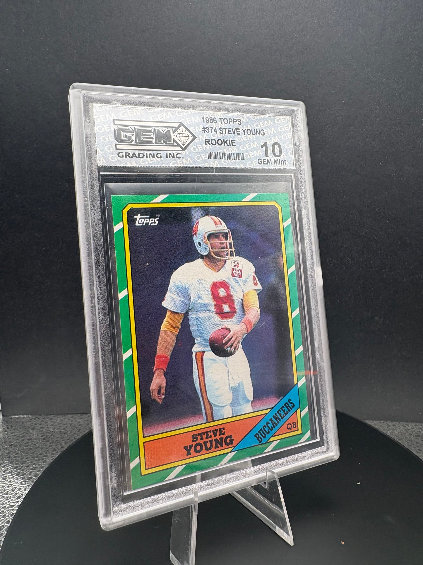 1986 Topps Steve Young RC GEM 10