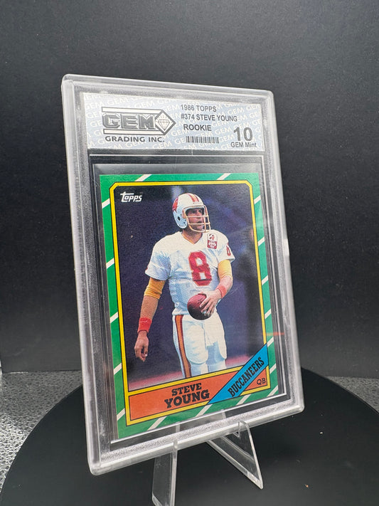 1986 Topps Steve Young RC GEM 10