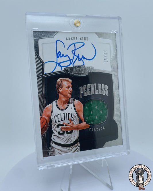 Larry Bird 2014-15 Panini Flawless Diamond Card Autographed (19/20)