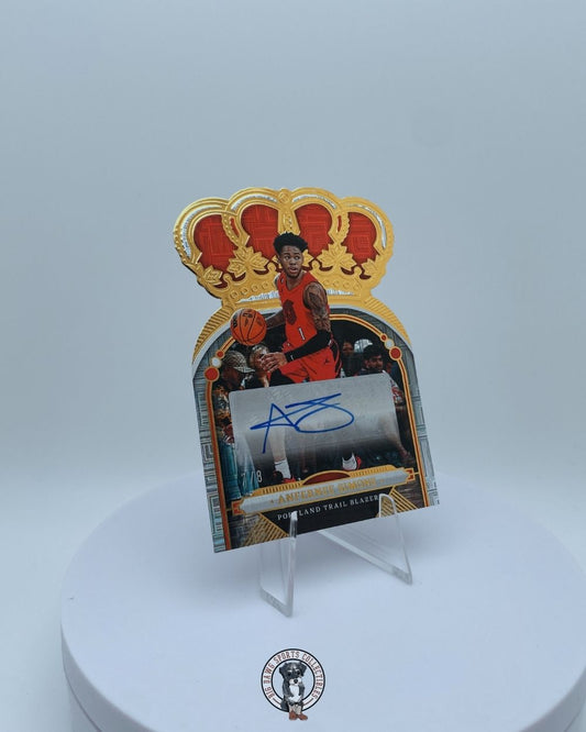 Anfernee Simons 2022-23 Panini Crown Royale #7/8 Auto - Trail Blazers