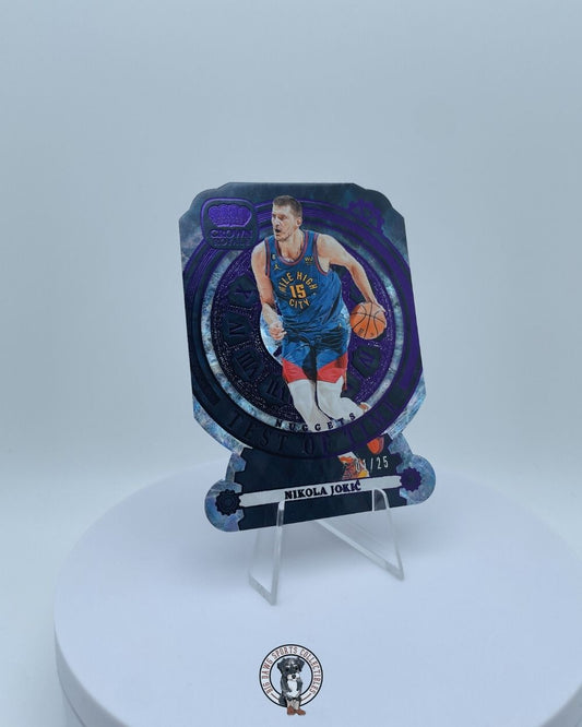 Nikola Jokić 2023-24 Panini Crown Royale "Test of Time" Purple 04/25