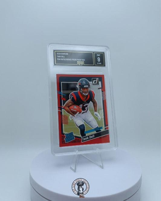 Tank Dell 2023 Donruss Rated Rookie Press Proof Red - GMA 9